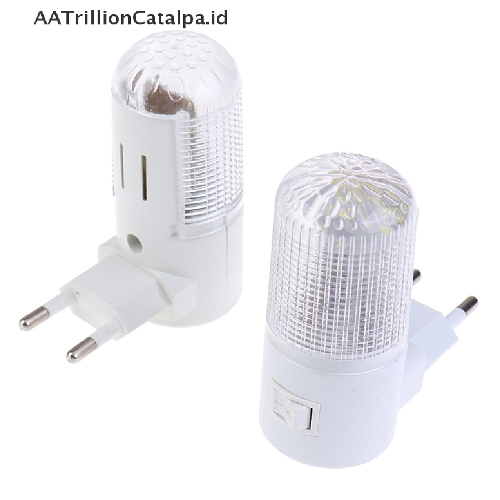 Aatrillioncatalpa 2pcs Lampu Dinding LED Darurat Plug EU Untuk Rumah