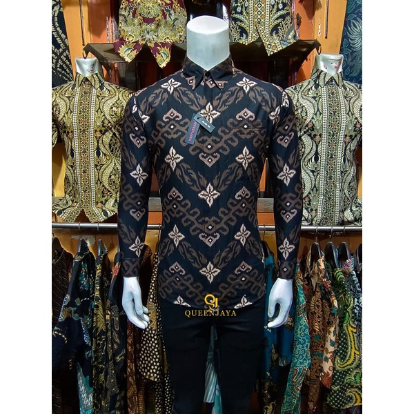 KHANSABATIK READY JUMBO | BATIK PRIA LENGAN PANJNAG SLIM FIT MODERN BATIK PRIA LENGAN PANJANG DISTRO KATUN PRIMISIMA PREMIUM TERBARU 2022 FULL FURING KERAH TEGAK