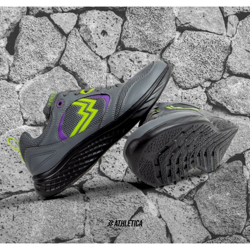 sepatu ATHLETICA lombard grey black