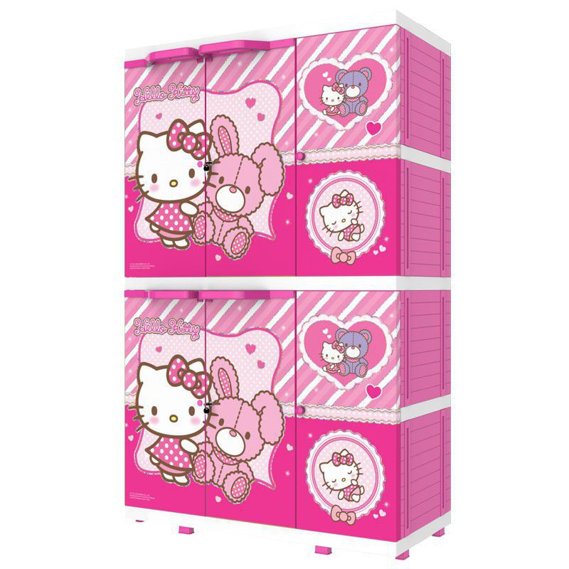 LEMARI NAIBA MEGA MSC PREMIUM PRINTING 3 PINTU