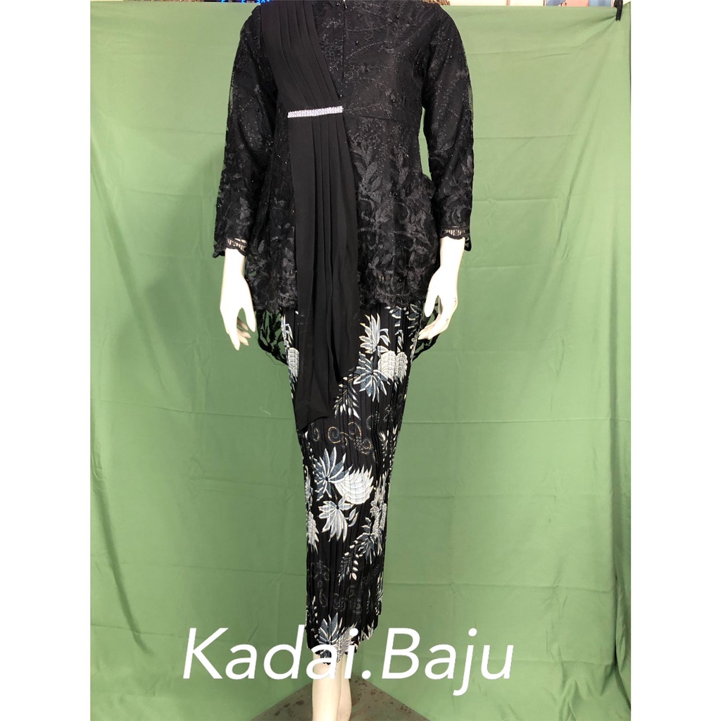 Kadai.baju / Set couple aurora selendang / Kebaya wisuda dan pernikahan / Kebaya brukat tulle / Kebaya tunik