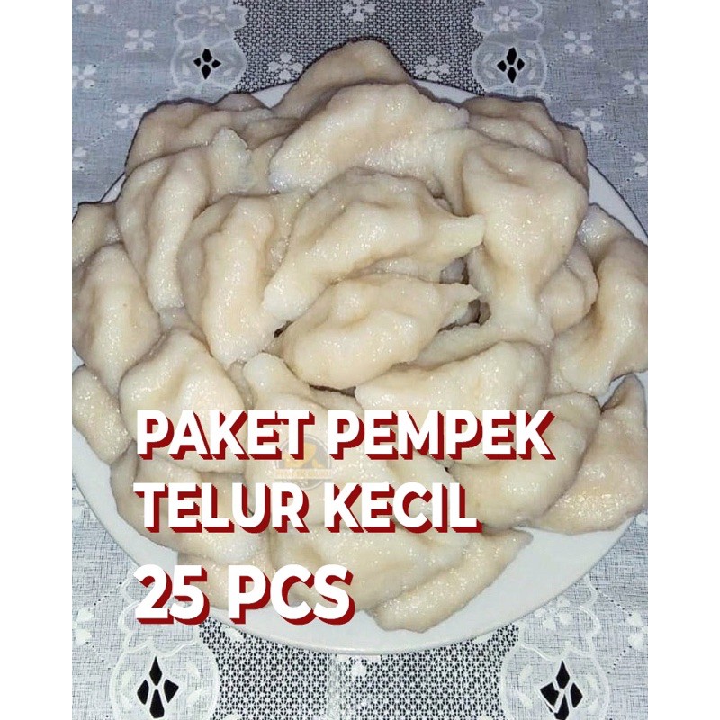 

Pempek Telur Kecil Asli Palembang 25pcs Murah dan Enak