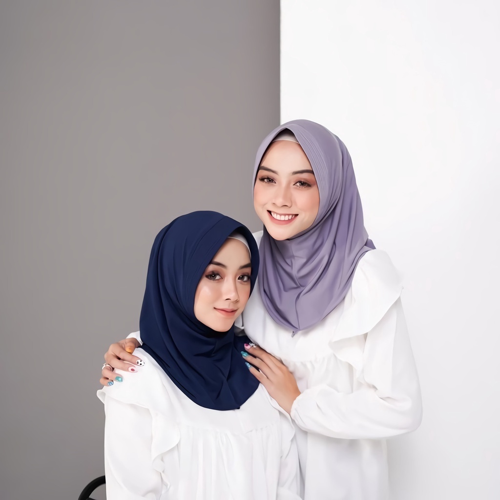 Bergo Sport/Hijab Sport/Kerudung Instant PREMIUM BISA BAYAR DITEMPAT