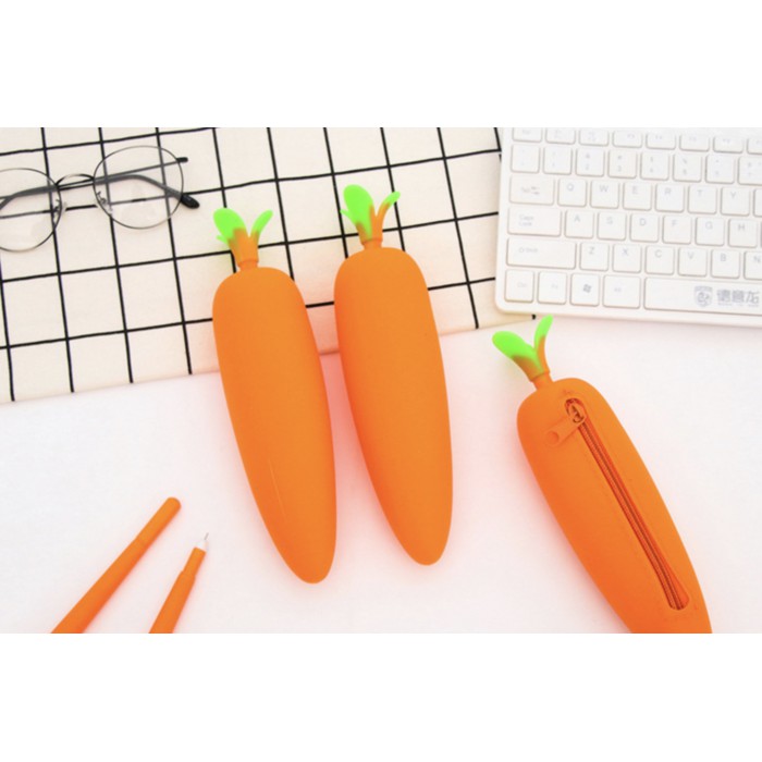 

TERLARIS!!! Tempat Pensil Silikon Wortel UNIK