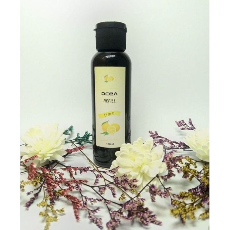 Reed Diffuser Aromatherapy Bunga Difuser Aroma Pengharum Ruangan Pewangi Oil Reed Difuser REED DIFFUSER LOVER'S GRASS REED DIFFUSER REFILL REED DIFFUSER HAMPERS PENGHARUM RUANG AROMATERAPI-REFILL100ml LIME