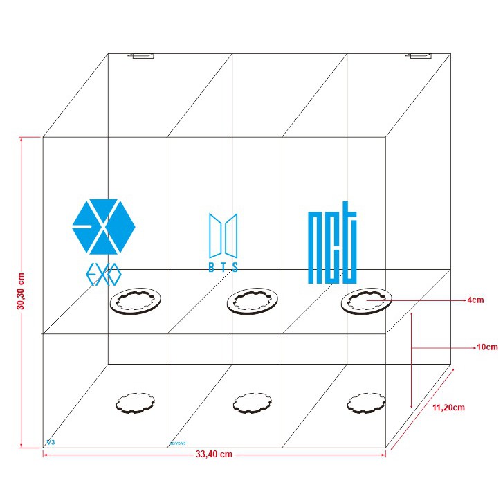 [RAK LIGHTSTICK] LIGHTSTICK EXO BTS NCT / RAK LIGHTSTICK EXO BTS NCT