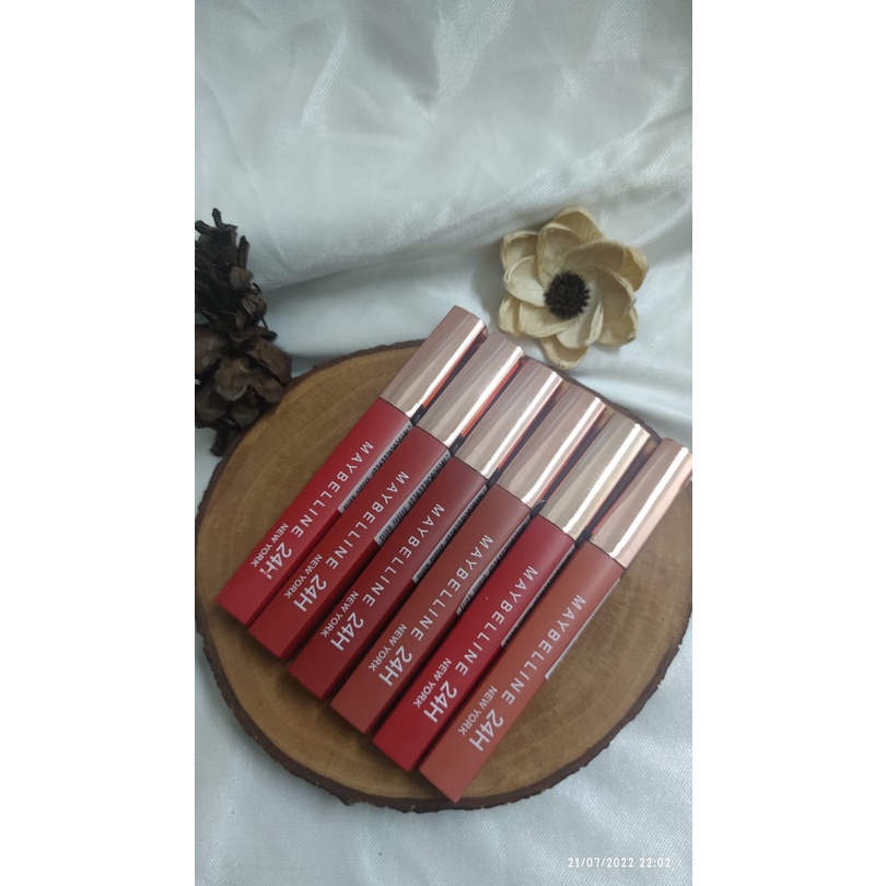 12 pcs/ Soft Dan Matte Creamy Lipgloss MAybelline 1106