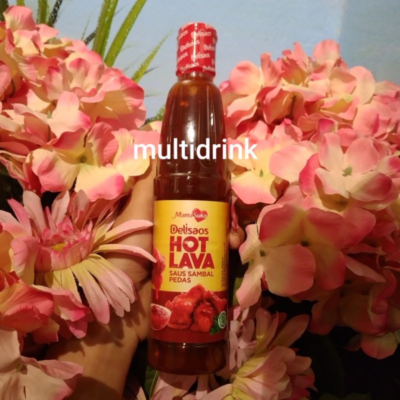 

Mamasuka delisaos hot lava 260ml / saus bbq richeese pedas