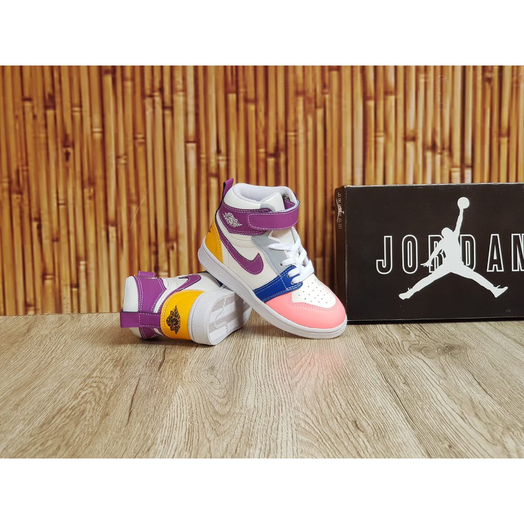 sepatu anak laki laki perempuan Nike air Jordan high terlaris