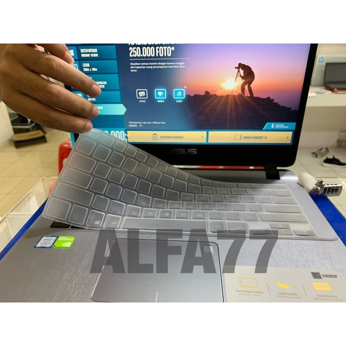 

Utrs0e4 Keyboard Protector Transparan Laptop Asus A407 A441 Terbaru Anti Debu As71S0D