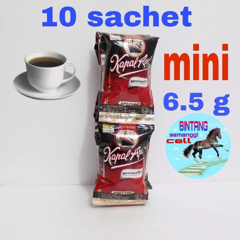 

kopi kapal api special 6.5 gram isi 10 sachet