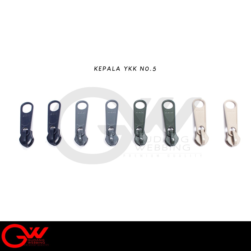 Kepala Risleting ( Head Zipper ) YKK No 5 - ECERAN