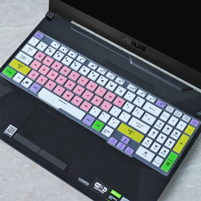 Cover Pelindung Keyboard Bahan Silikon Lembut Ultra Tipis Untuk Asus Tuf Gaming A15 Fa506 Fa506iu Fa506ii 15.6inci