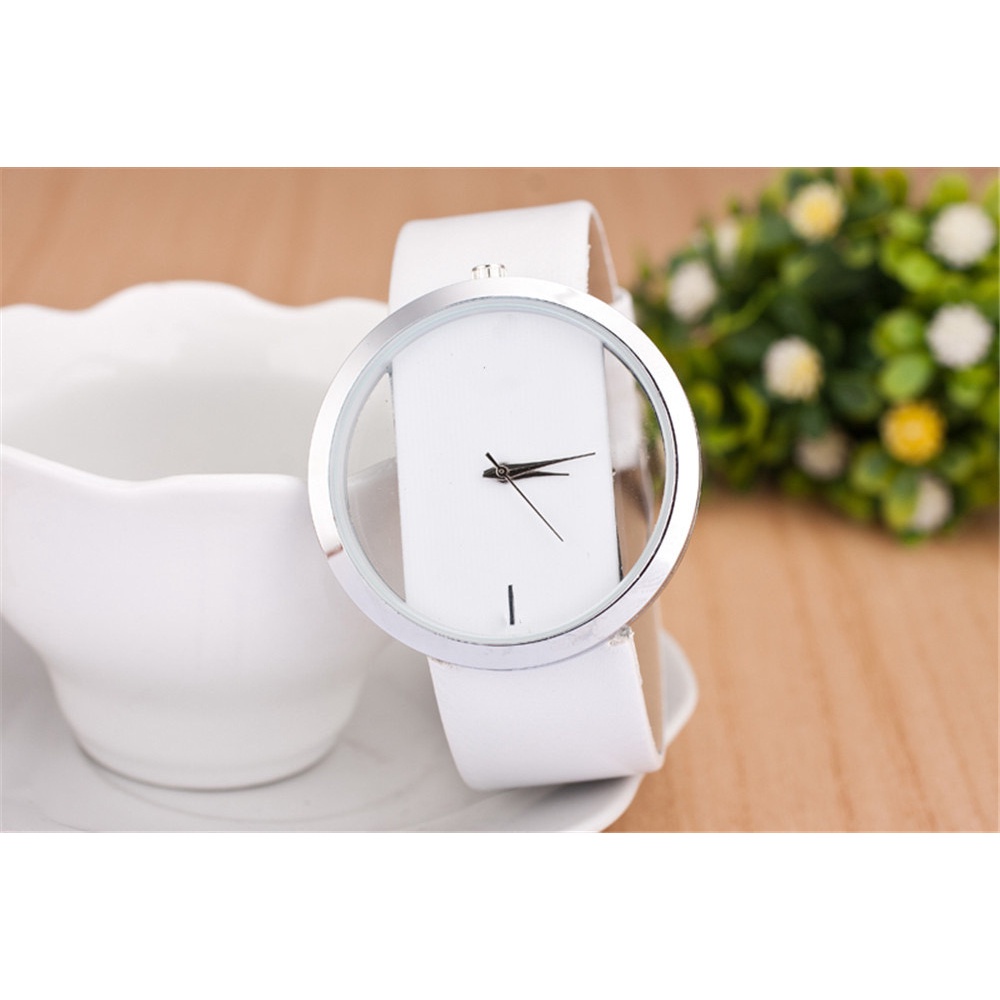 Jam Tangan Fashion Pria Korea Transparan Murah FREE BOX