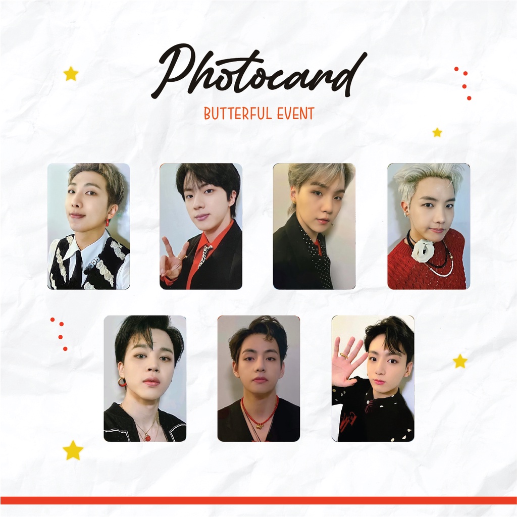 [UNOFF] PHOTOCARD BTS BUTTERFUL EVENT