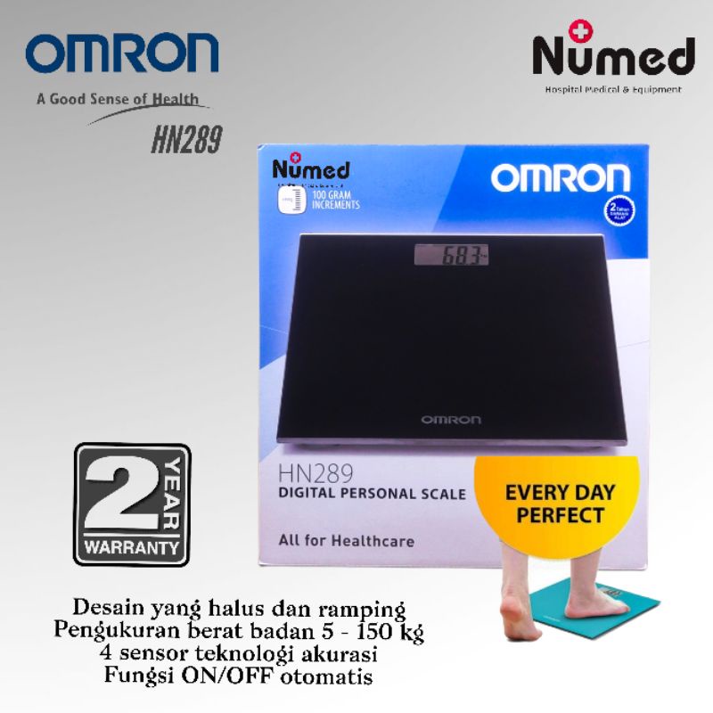 Timbangan Badan Digital Original Omron HN 289 / Digital Personal Scale Omron HN289