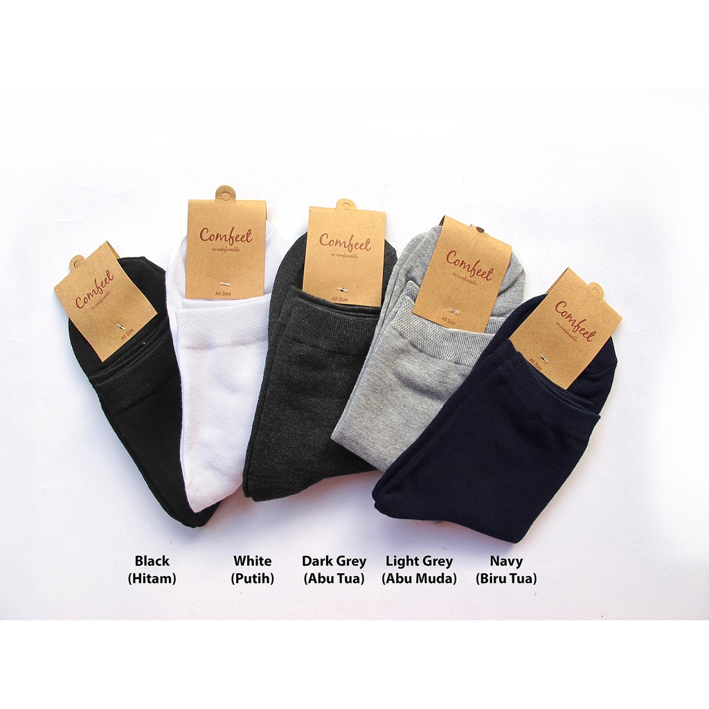 COMFEET Kaos Kaki Kantor Sekolah Kasual Casual Socks COMFEET Kaos Kaki Kantor Sekolah Kasual Casual Socks