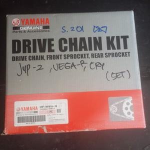 Original Gear Set Crypton Vega R Jupiter Z GirSet depan belakang rantai