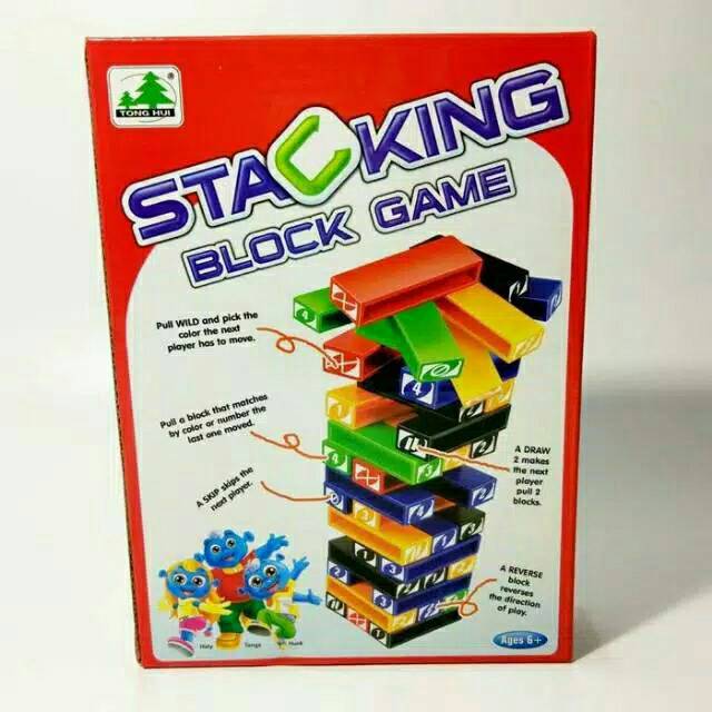 viralkan MAINAN STACKING BLOCK GAME