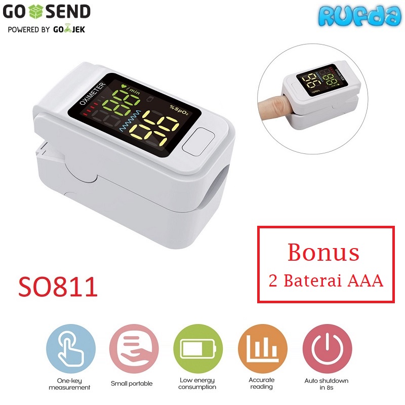SO811 Pulse Oximeter Oksimeter Alat Ukur Saturasi Oksigen SO 811