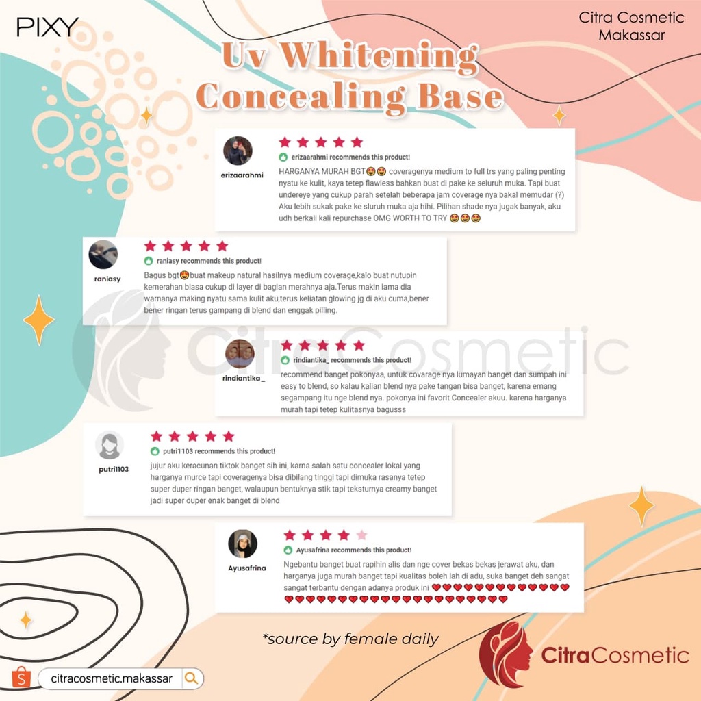 Pixy Uv Whitening Concealing Base 9 Gr