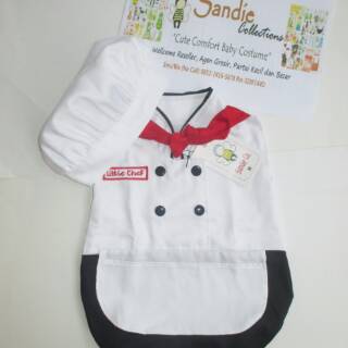 Kostum Chef Baju Topi Bayi Koki Lucu Jumper Karakter Kostum Chef Baju Topi Bayi Koki Lucu Jumper Karakter
