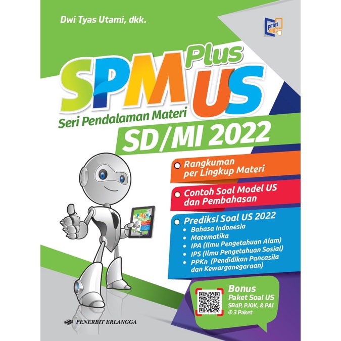 SPM PLUS SD/MI KELAS 6 PENERBIT ERLANGGA BUKU BARU DAN ORIGINAL