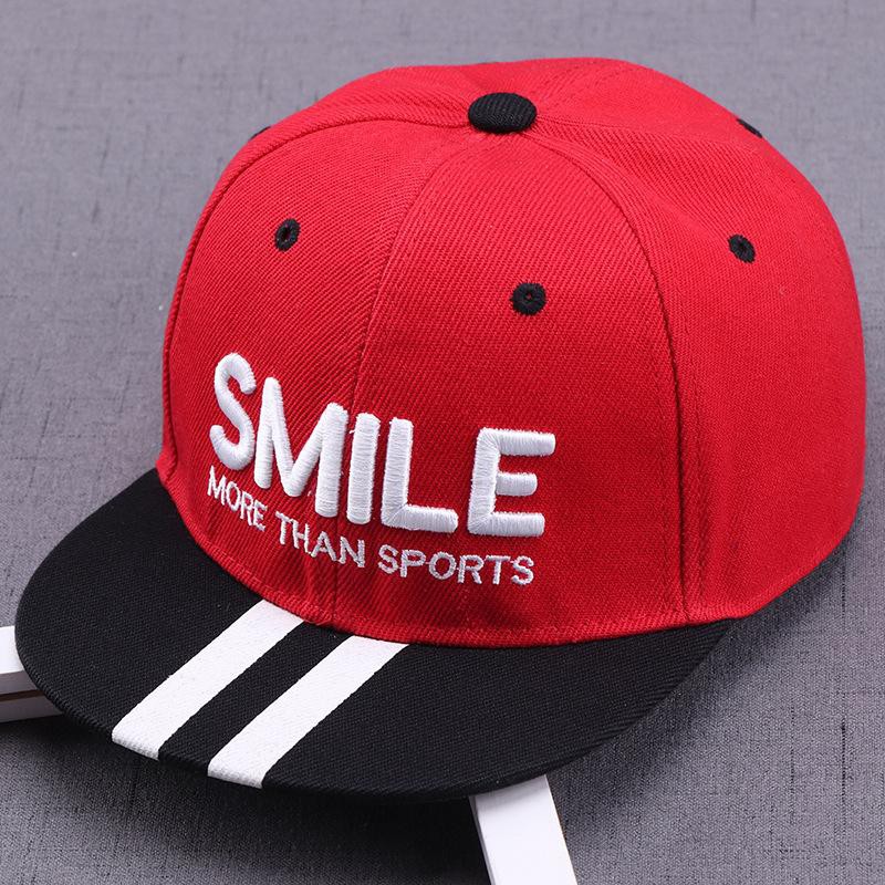 JOLIECOLLECTIONS.ID | TOPI ANAK FASHION HAT BORDIR TULISAN SMILE MORE THAN SPORTS UNISEX SNAP BACK-1