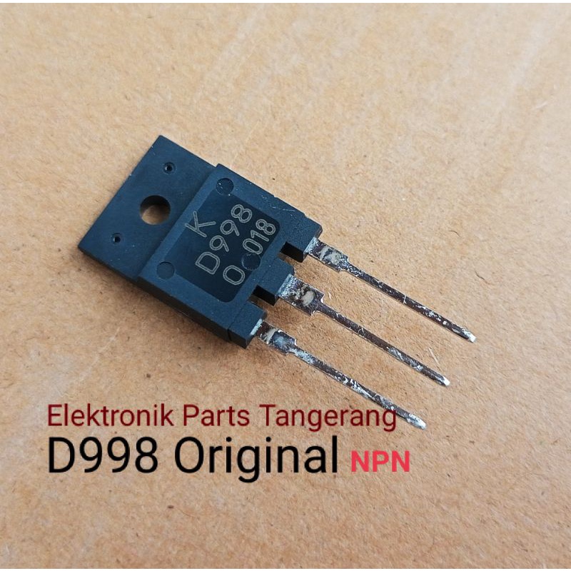 TRANSISTOR D998 ORIGINAL (NO SET/ SEBELAH) TRANSISTOR D998 NPN ORIGINAL TRANSISTOR 2SD998