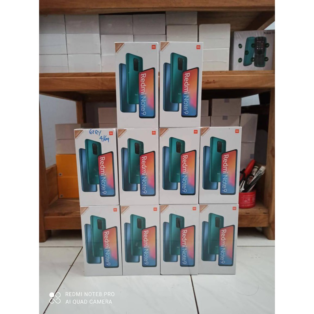 Jual Xiaomi Redmi Note 9 RAM 4GB/64GB 6GB/128GB 48MP Quad Kamera IMEI