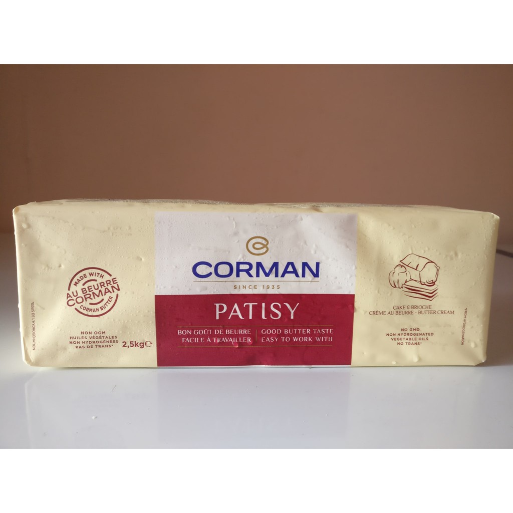 

Unsalted Butter Corman Patisy 2.5kg