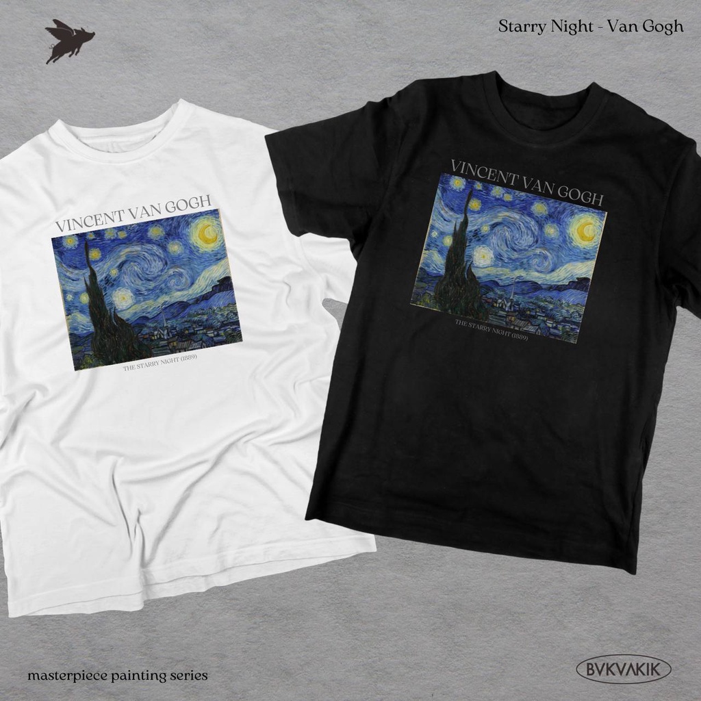 Kaos Starry Night Van Gogh