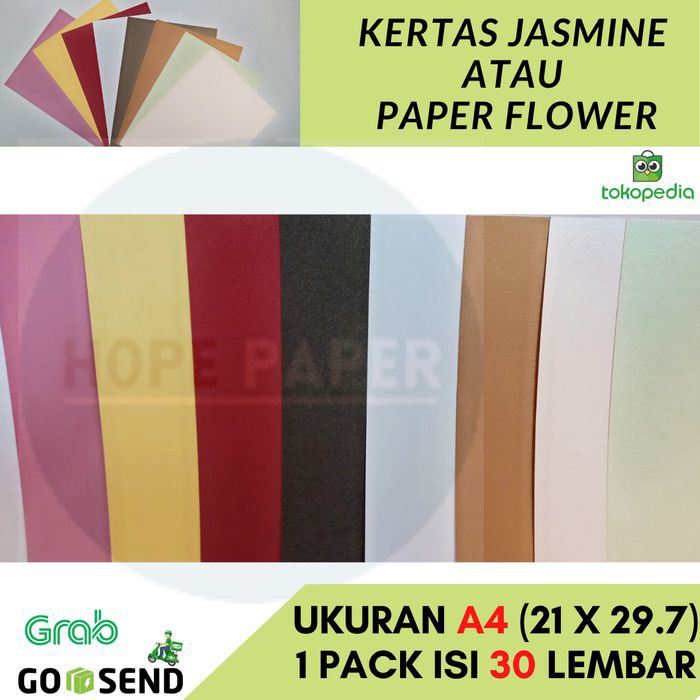 

Unik Kertas Karton Jasmine A4 200gr - harga 30 lembar / Paper Flower - Pink Terlaris