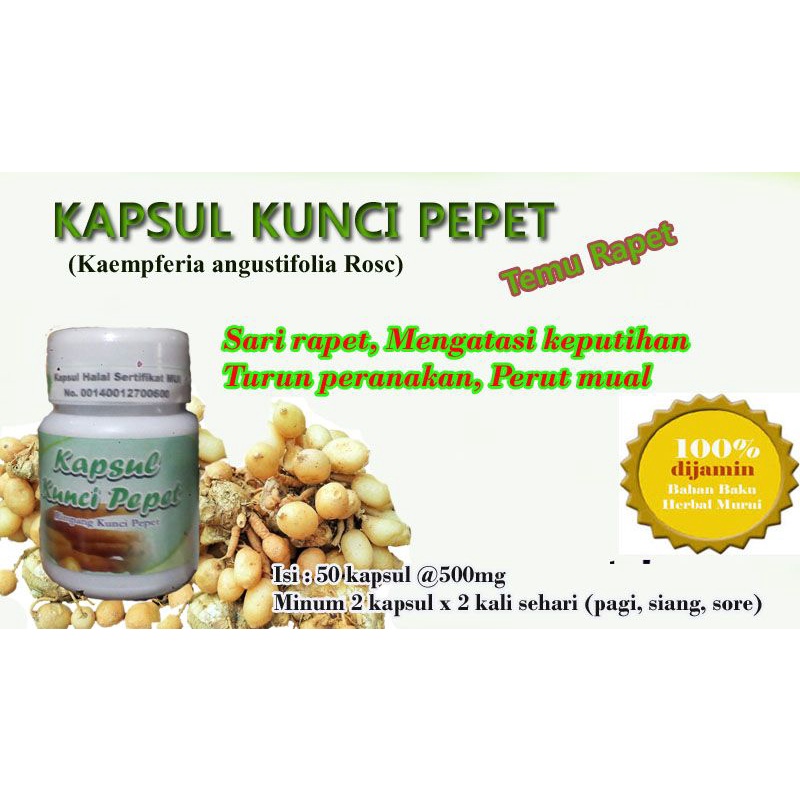 

kapsul Kunci Pepet