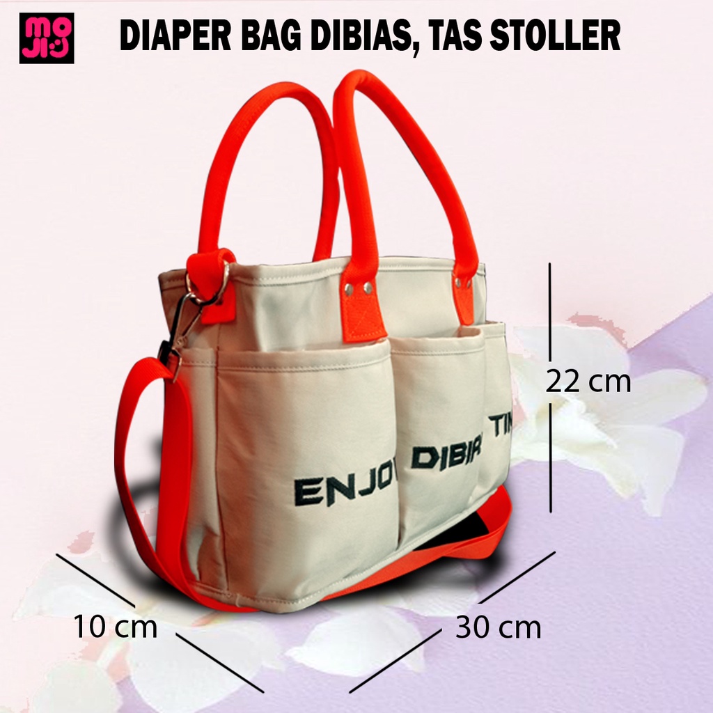 Diaper Bag DIBIAS / Tas Popok Bayi / Tas Bayi / Tas Stroller Kereta Bayi IMPORT