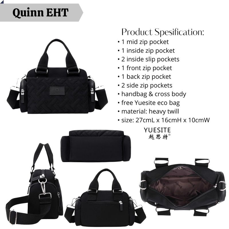 TAS WANITA TENTENG SELEMPANG FASHION IMPORT MOTIF UNIK YUESITE QUINN