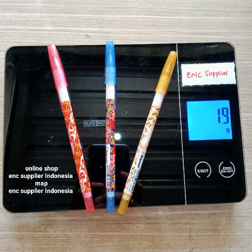 

bolpenku 1 buah pen batik type-K oil gel ekstra bolpoint fine point 0.4 mm type K tipe per pcs - enc.sup