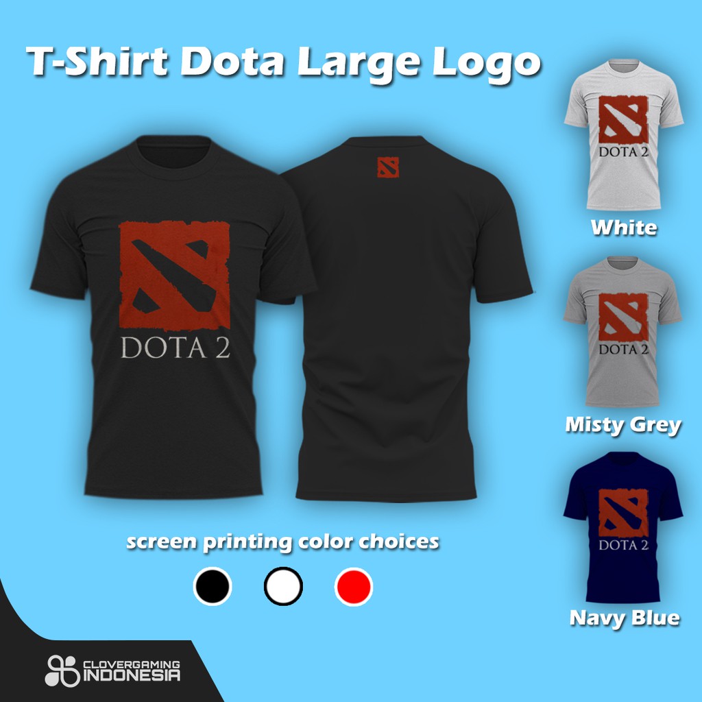 Kaos Dota Logo Besar - Kaos Premium