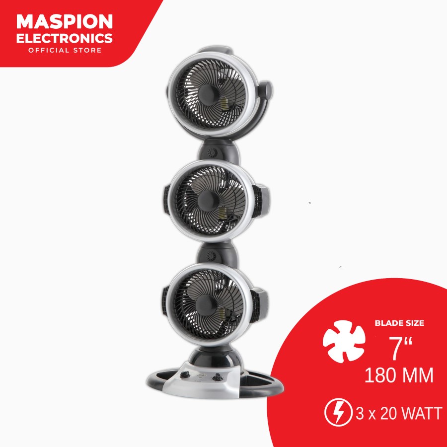 MASPION Kipas Angin Tower Fan 7&quot; TF 7032 S