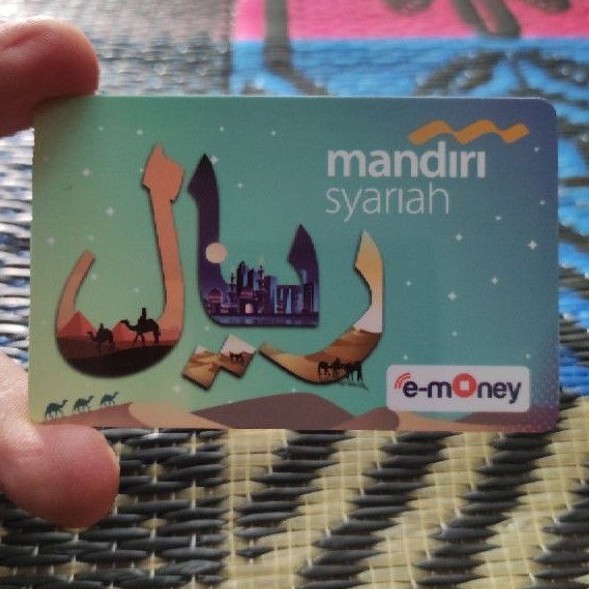 eMoney Mandiri Syariah - Riyal ORI /Like eTOLL Tapcash Flazz or Brizzi