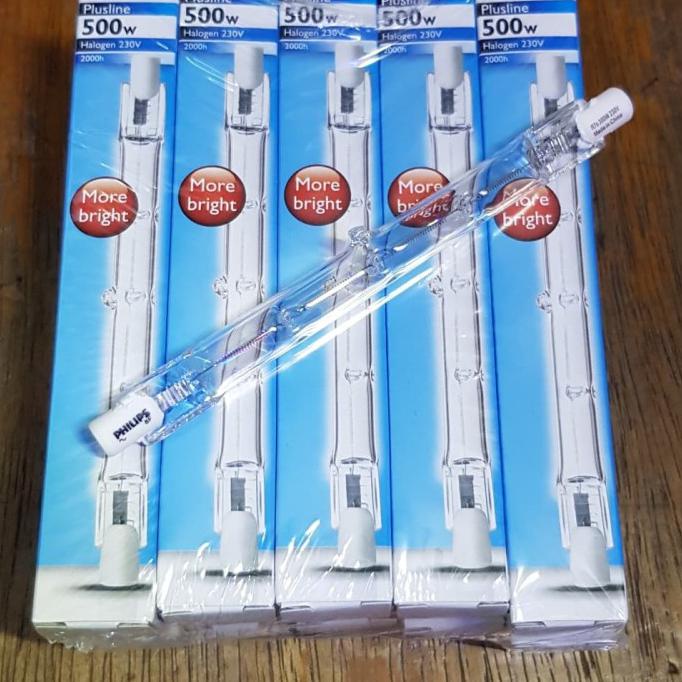 Gilaa Refill Lampu Philips Halogen Stick Plusline 500Watt Sale