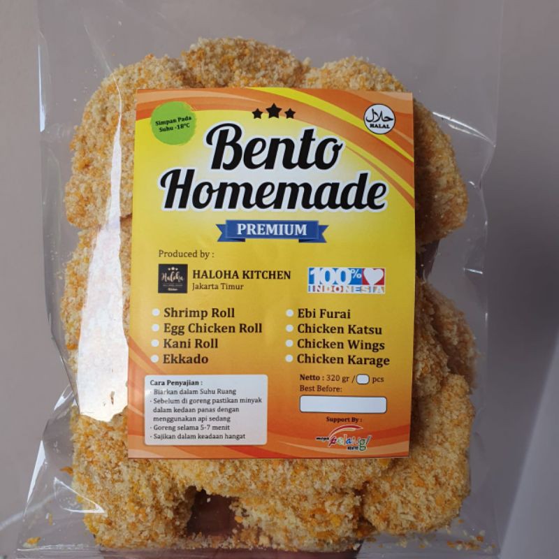 

Shrimp Roll Bento Homemade Tanpa Pengawet 320g