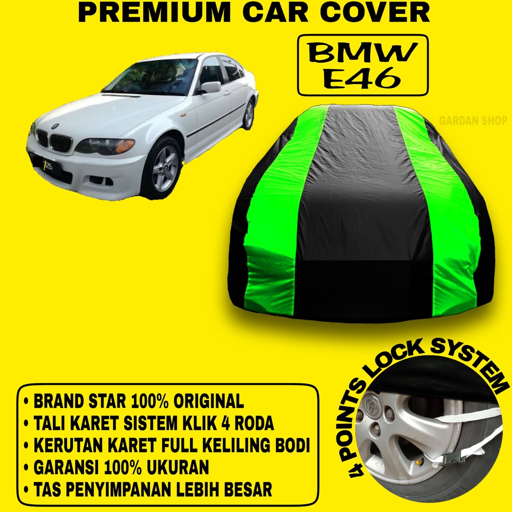 Body Cover BMW E46 Sarung Strip HIJAU Penutup Pelindung Bodi Mobil Bmw E46 PREMIUM