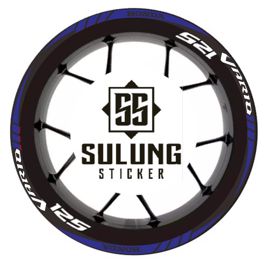 Stiker Cutting Variasi Lis Velg Motor Honda Vario 125 Cutting Sticker Termurah