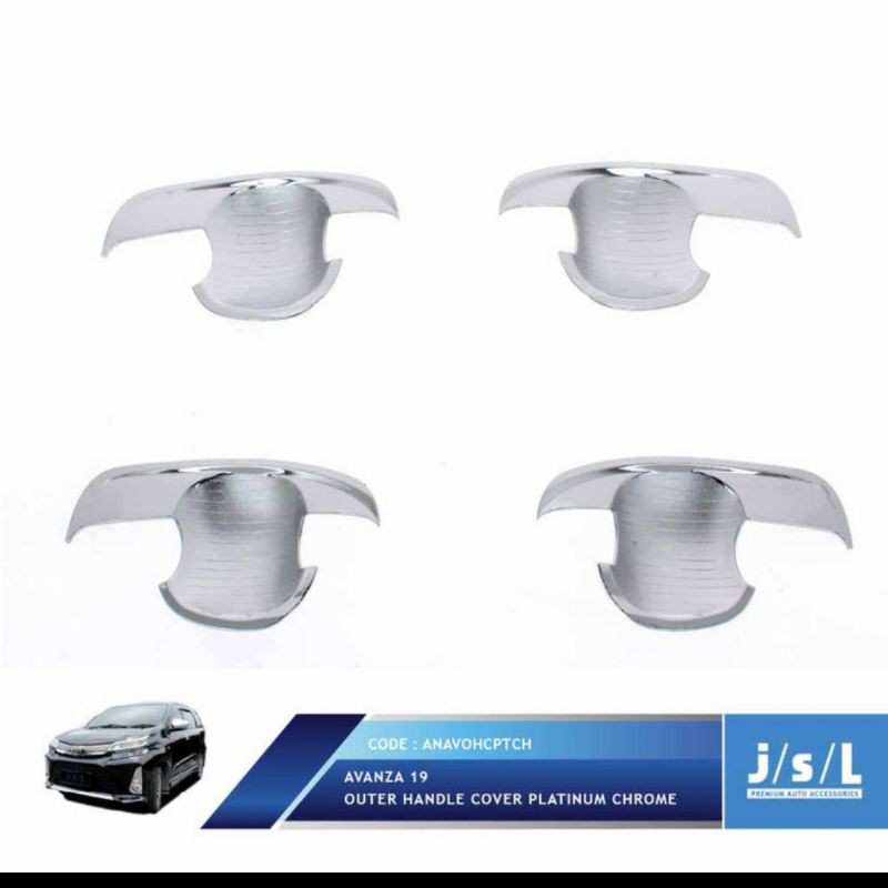 cover outer mangkok Avanza 2012-2019 platinum chrome jsl