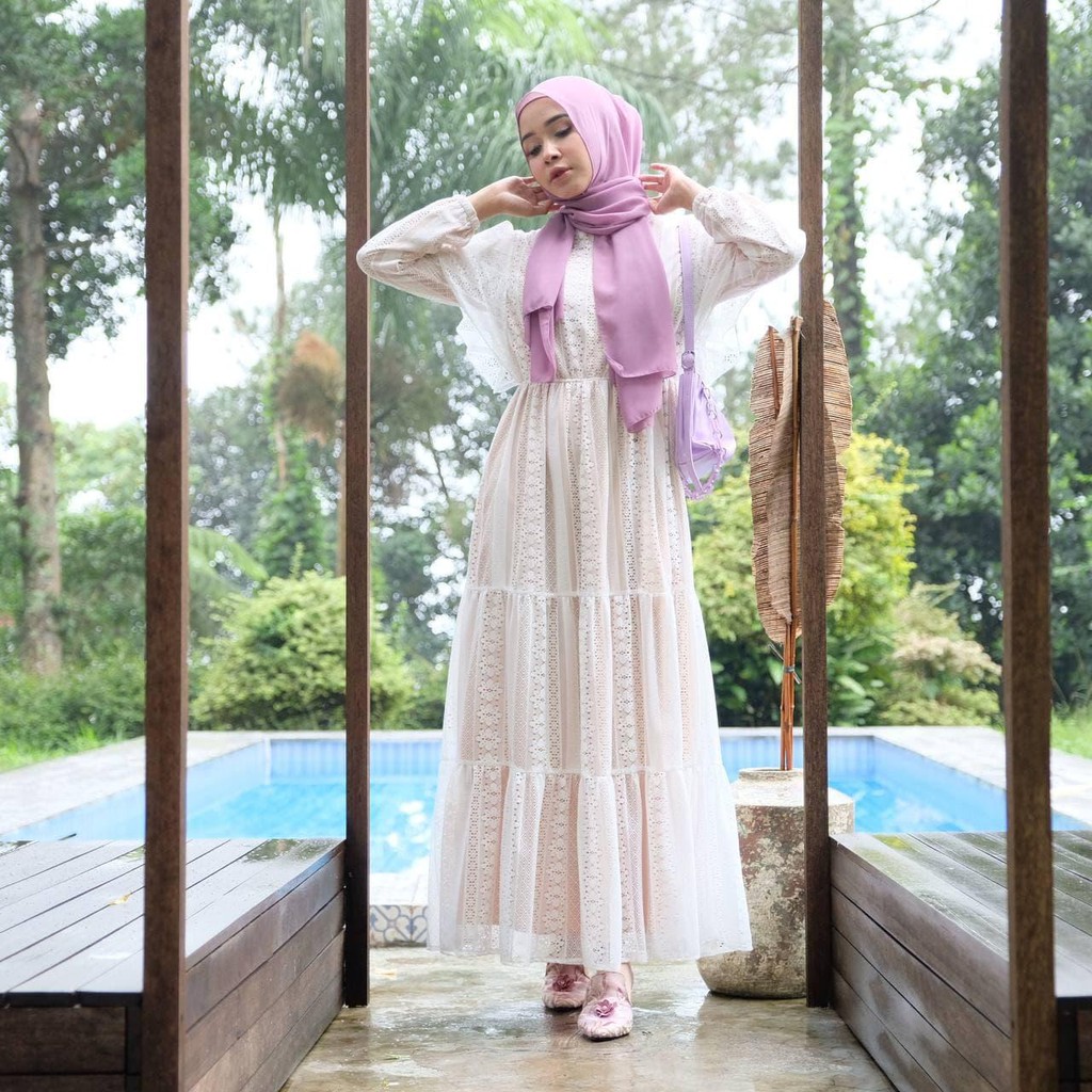 MARIZHA BRUKAT DRESS/DRSS BRUKAT ld 100/DRESS MATERNITY/GAMIS BRUKAT/GAMIS KONDANGAN