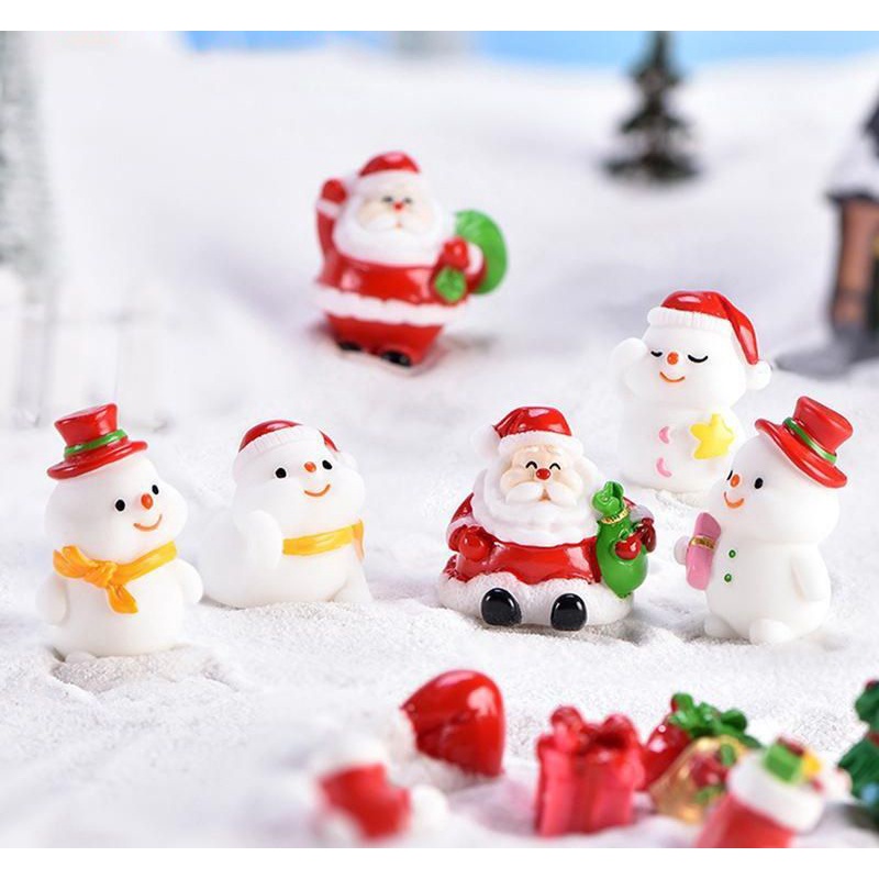 Miniatur Kado Natal / Christmas Tree Snowman Santa Claus Hadiah Merry Christmasy