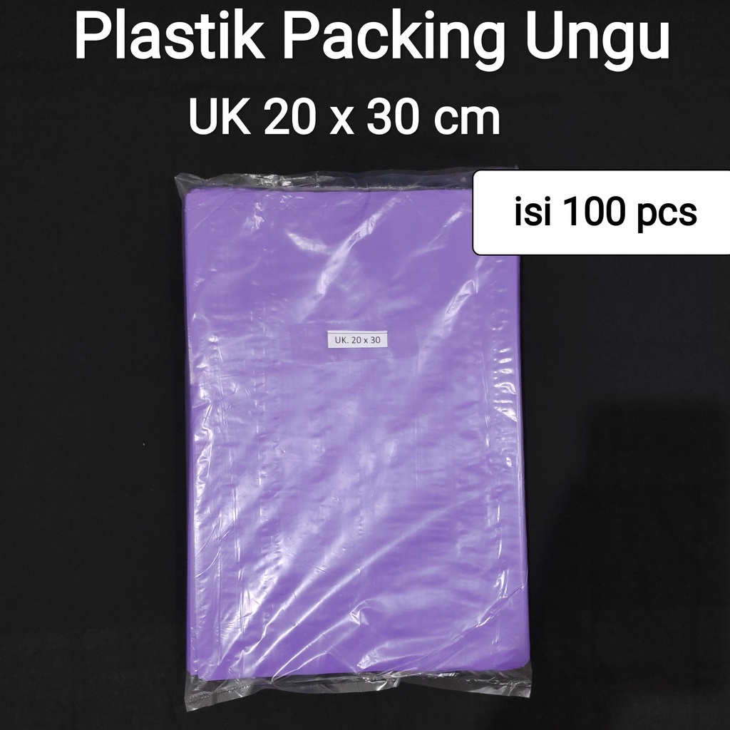 HD packing uk 20x30 Polos (10 bks)- plastik Packing Paket, Plastik bungkus Paket