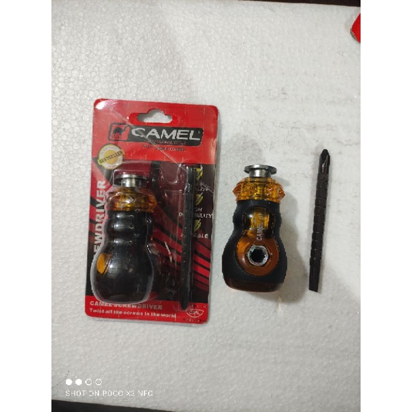 obeng mini camel bolak balik model T