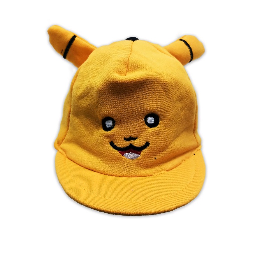 Topi Bayi / Anak / Balita Karakter Pikachu Usia 1-3 Tahun Laki Perempuan